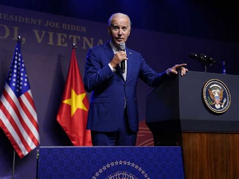 Biden says Vietnam deal is about global stability, not containing China.